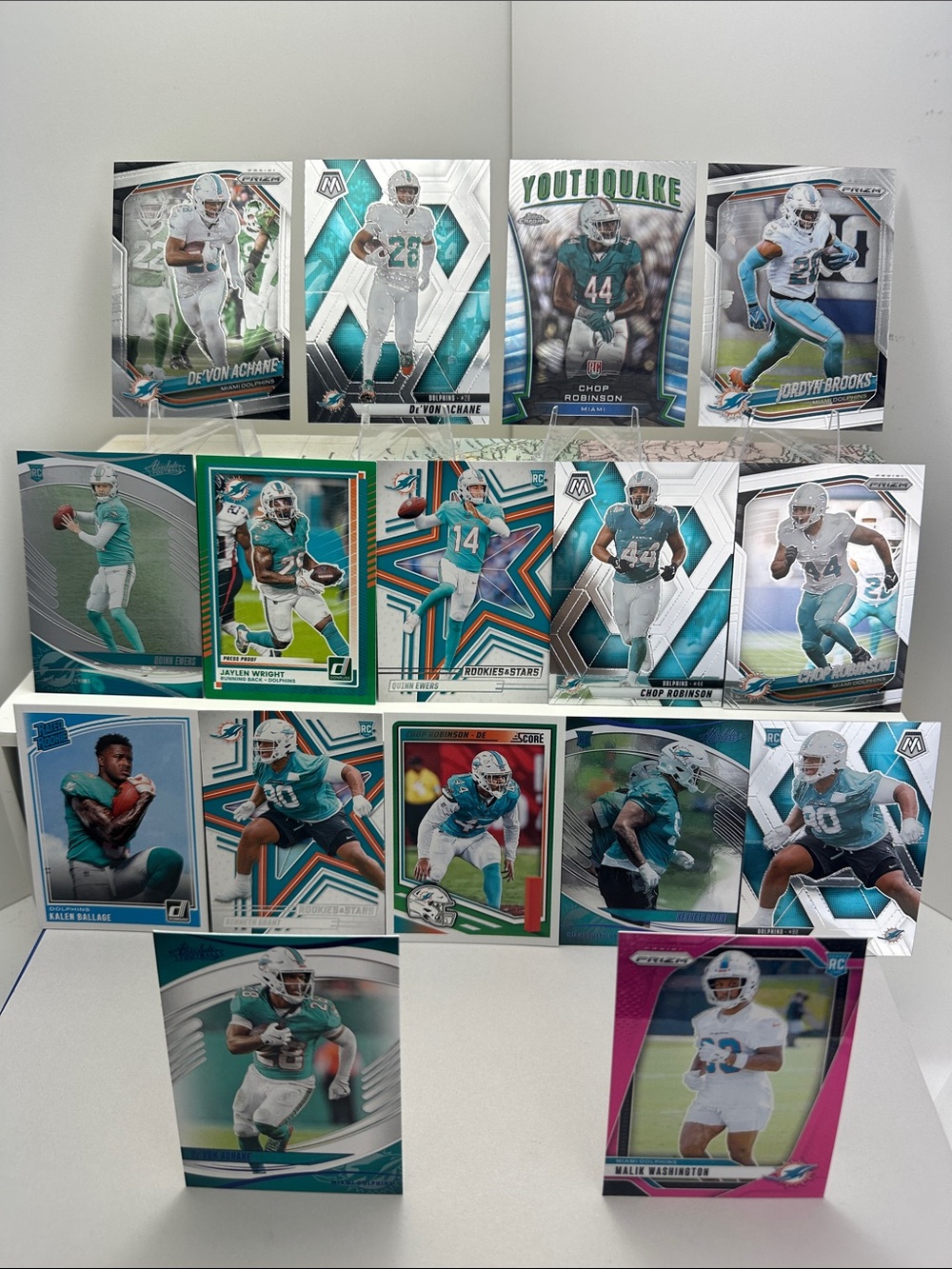 Dolphins De’Von Achane & Jordyn Brooks + Quinn Ewers/Grant/Chop Robinson rookies